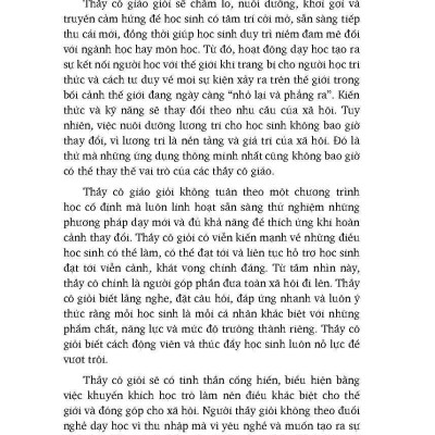 Lời Khuyên Dành Cho Thầy Cô _FN