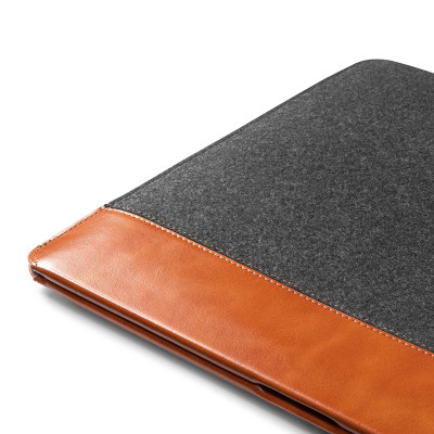 Túi Chống Sốc TOMTOC (USA) Felt Và PU Leather Cho iPad 9.7"-11"/iPad Pro 12.9" - Hàng Chính Hãng