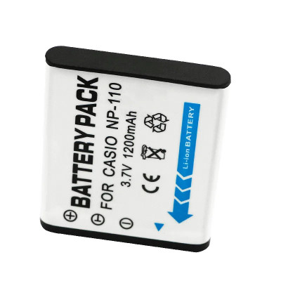 Pin Casio NP-110 3.7v 1200mAh Cho Máy Ảnh EX-Z2300 EX-FC200S CNP110 .. NP 110 NP 160 - Hàng Nhập Khẩu