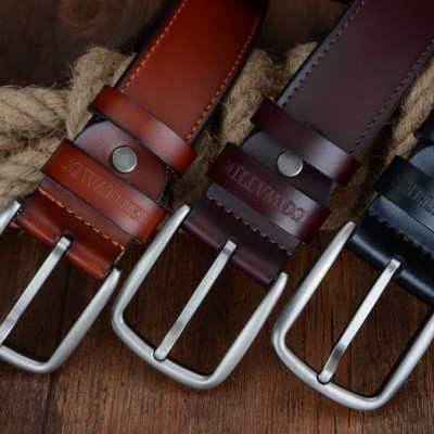 Thắt Lưng Da Bò Chính hãng COWATHER XF013 Đen