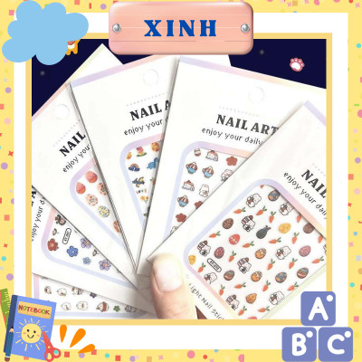 Miếng dán móng tay dạ quang mẫu ngẫu nhiên cute làm quà tặng phụ kiện cho bé