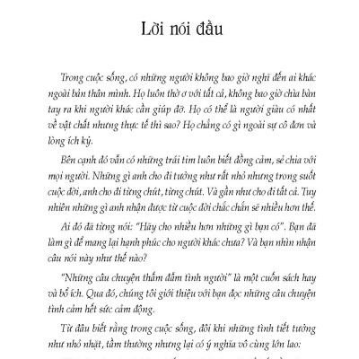 Những Câu Chuyện Thấm Đẫm Tình Người