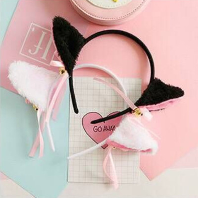 Set 2 cài tóc ngộ nghĩnh với 2 màu đen + trắng