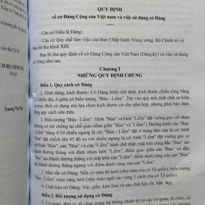 Sách Điều Lệ Đảng Cộng Sản Việt Nam - Văn Bản Quy Định Chi Tiết Thi Hành (V2565T)