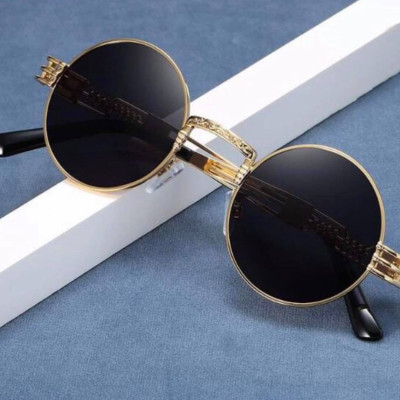 Kính xinh, Kính râm/Kính mát Mắt tròn cao cấp phong cách Retro Hàn Quốc + tặng Tuavit Kính xinh Mini tiện lợi