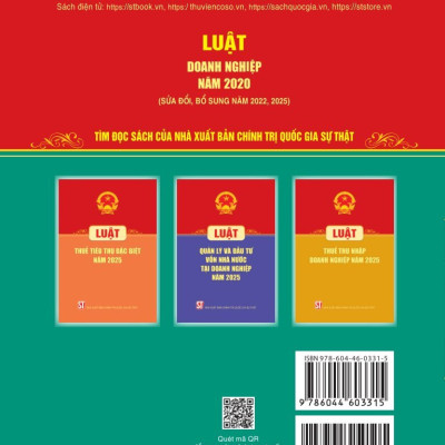 Luật Doanh nghiệp năm 2020 (sửa đổi, bổ sung năm 2022, 2025)