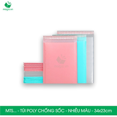 MTS4 MTS4H - 34x23cm - COMBO 25 TÚI GÓI HÀNG CHỐNG SỐC BỌC BÓNG KHÍ - NHIỀU MÀU