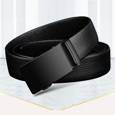 Thắt lưng nam dây da cao cấp khóa tự động - Mặt thiết kế lịch lãm TKV08