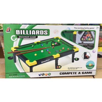 Đồ Chơi Bàn Bia ,Bàn Bida Snooker Pool Mini Cho Bé Bằng Nhựa Bi Có Số Cao Cấp ( KT 49,5x38x15,5cm )-Đồ Chơi Cho Bé