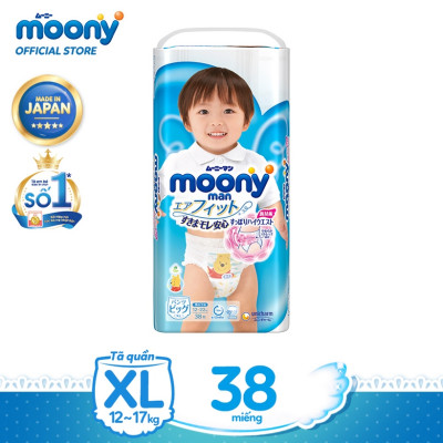 Tã quần Moony siêu thoáng Boy