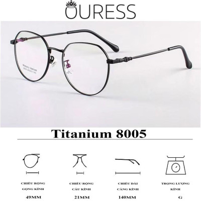 GỌNG KÍNH TITAN MMR (Titanium Memory) CHẤT LIỆU CAO CẤP SIÊU NHẸ SIÊU BỀN – 8005