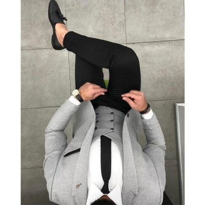 SALE Cà Vạt Nam Bản nhỏ 6cm xám retro - Cavat Hàn Quốc Cao Cấp