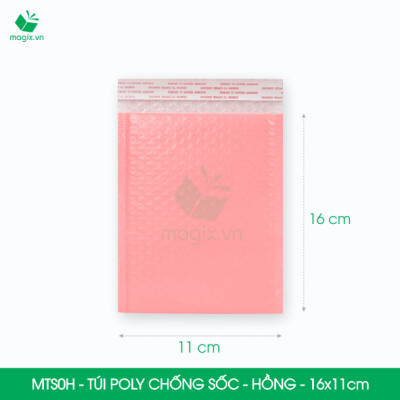 MTS0 MTS0H - 16x11cm - COMBO 25 TÚI GÓI HÀNG CHỐNG SỐC BỌC BÓNG KHÍ - NHIỀU MÀU