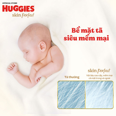 [Tặng kèm miếng] Tã dán sơ sinh Tràm Trà Tự Nhiên Huggies NB40/NB70/S54/S80