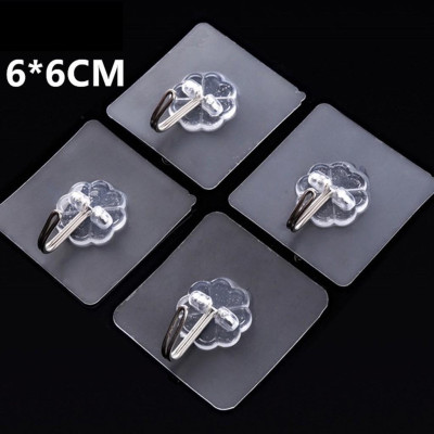 SET 5 Móc Dán Tường Trong Suốt Siêu Dính, Móc Treo Đồ Dùng Cá Nhân Nhỏ Gọn Tiện Lợi, Móc Treo Chìa Khóa, Trong Gia Đình. TakyHome 2213set5