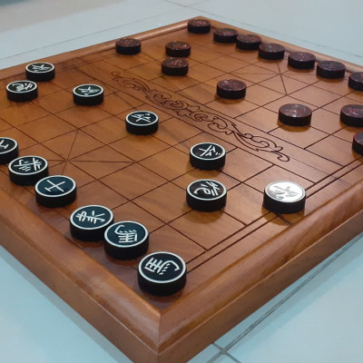 Quân cờ tướng sừng trâu đen -tiện gù 3,7cm