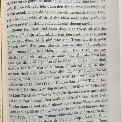 Cơ Cấu Hành Chính và Tổ Chức Quản Lý Địa Phương Thời Lý - Trần ( Thế Kỷ XI - XIV)