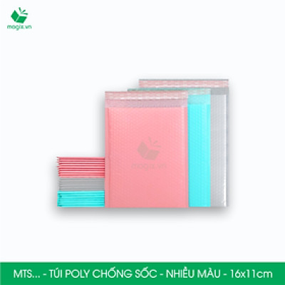 MTS0 MTS0H - 16x11cm - COMBO 25 TÚI GÓI HÀNG CHỐNG SỐC BỌC BÓNG KHÍ - NHIỀU MÀU