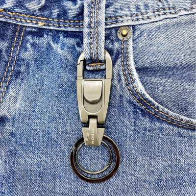 Móc khóa trượt màu xám ghi sang trọng MK004