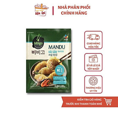 Bánh Xếp Mandu Hải Sản Bibigo Cj Hàn quốc 350g