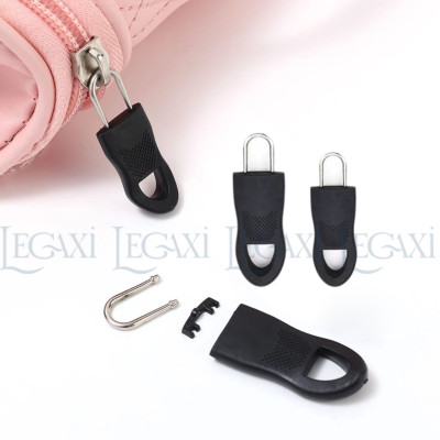 Móc Khóa Zip Kéo Thay Thế Bằng Nhựa Kim Loại Có Thể Tháo Rời Cho Balo Túi Xách, Vali, Áo Khoác, Quần 