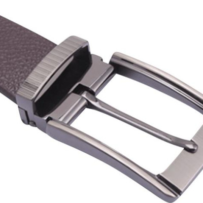 Thắt Lưng Nam Lót Nhung Huy Hoàng HT4121 (120 x 3.5 cm) - Nâu