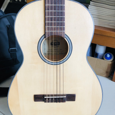 Đàn guitar classic mini DVE70C size 3/4 đàn ghita dành cho trẻ em + Tặng giá trình, Bao da phụ kiện đàn guitar