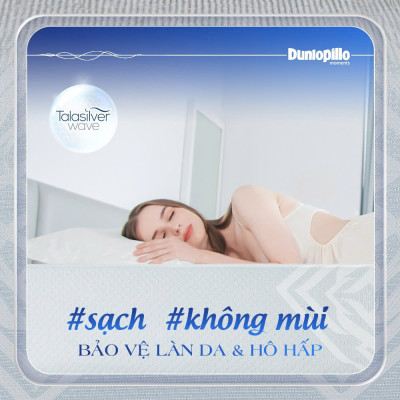 Nệm cao su thiên nhiên  Dunlopillo  World Neo Fresh 15cm