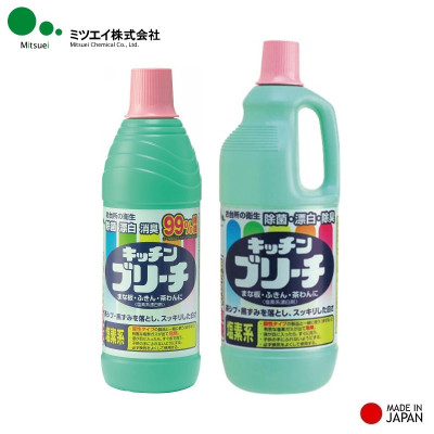 Nước tẩy đa năng nhà bếp Mitsuei Bleach 1500ml - Hàng Nội Địa Nhật Bản