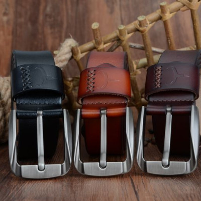 Thắt Lưng Da Bò Chính hãng COWATHER XF008 Nâu Vàng