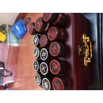 Quân cờ tướng gỗ trắc 