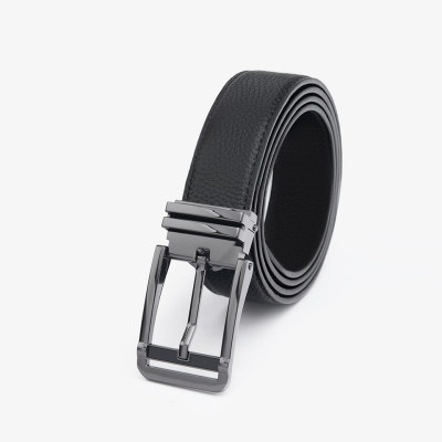 Thắt Lưng Hàng Hiệu Dây Lưng Nam GENCE LG43 Da Bò Cao Cấp Màu Đen