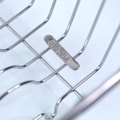 Khay để chén đĩa rau quả gác chậu rửa inox 304 Hobby Home Decor KDC3