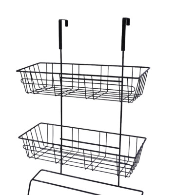 GIÁ ĐA NĂNG 2 TẦNG TREO CỬA (TOWEL RACK 2-TIER BLACK)