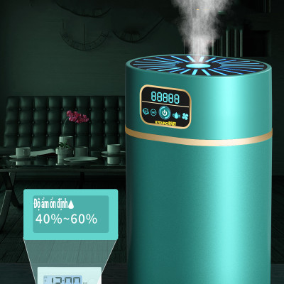 Máy Phun Sương Tạo Ẩm Không Khí Teement , Máy Xông Và Khuyếch Tán Tinh Dầu Dung Tích 1.1 Lít Với 3 Chế Độ Phun, Tích Hợp Đèn Ngủ Tự Thay Đổi Màu Sắc, Độ Ồn Thấp, Phun Liên Tục 8h Và Tự Ngắt Khi Hết Nước, Sạc Usb Tiên Lợi,  - Hàng Chính Hãng