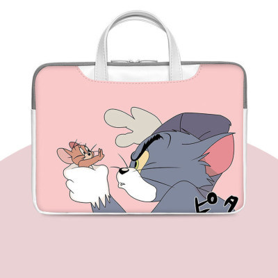 Túi xách da chống sốc laptop máy tính , túi công sở nữ cặp đựng laptop cute dễ thương