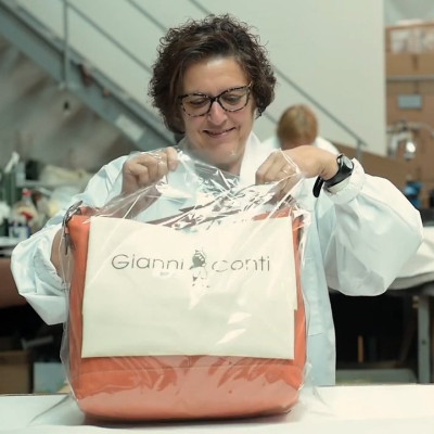 Thắt Lưng Da Nữ Gianni Conti Italy VP0118BLA - Đen