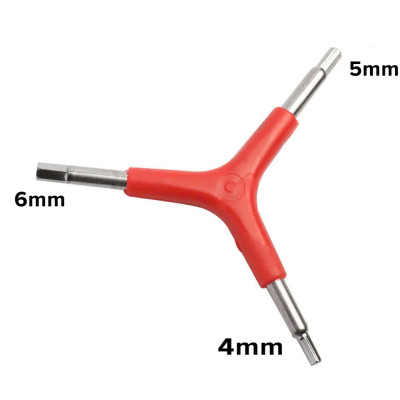 Tua Vít Lục Giác Chữ Y 4-5-6mm Sửa Chữa Xe Đạp Tua Vít 6 Cạnh Chuyên Dụng Hãng dododios