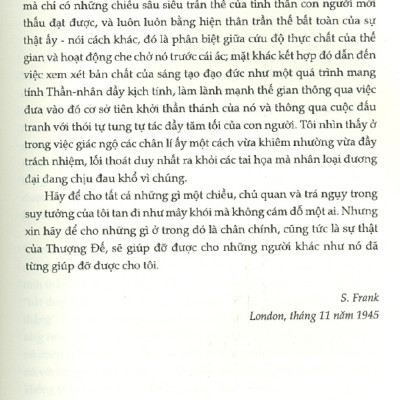 Ánh Sáng Trong Bóng Tối - Trải Nghiệm Đạo Đức Học Kitô Giáo Và Triết Học Xã Hội