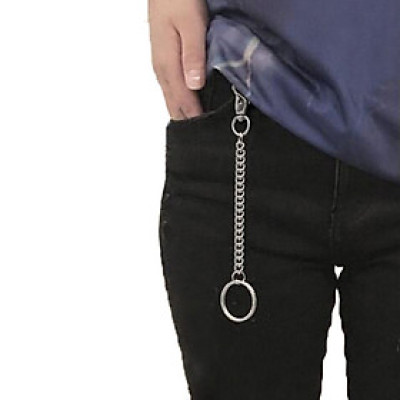 Chuỗi xích basic đeo quần áo phong cách hip hop đường phố