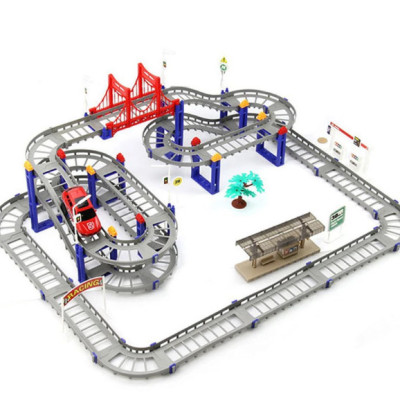 Bộ Lắp Ghép Sáng Tạo Đường Đua Ô Tô 88 Chi Tiết Siêu Hot
