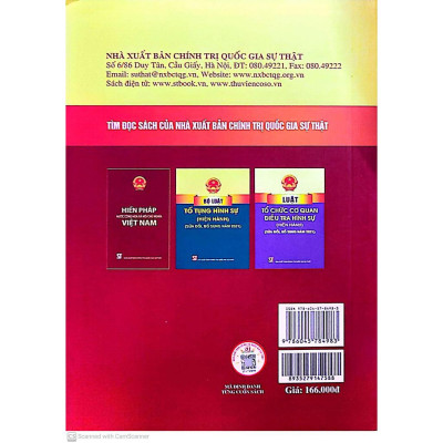 Sách - Bộ Luật Hình Sự (Hiện Hành) (Bộ Luật Năm 2015, Sửa Đổi, Bổ Sung Năm 2017) - NXB Chính Trị Quốc Gia