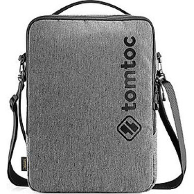 TÚI ĐEO CHÉO TOMTOC (USA) URBAN SHOULDER BAGS FOR ULTRABOOK 13″ GRAY