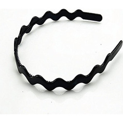 Cài tóc nam nữ đơn giãn bảng gợn sóng