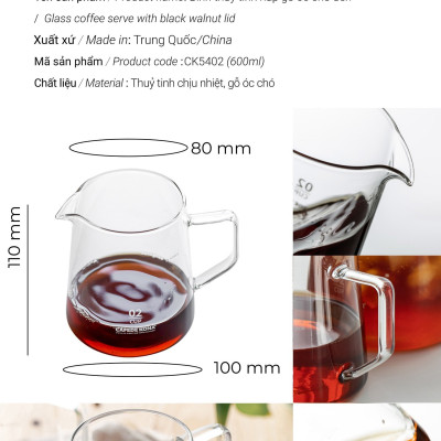Bộ combo pha cà phê V60 02 màu đen đẳng cấp CAFE DE KONA