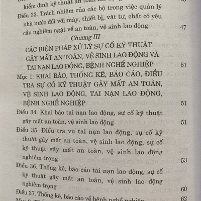 Luật  An Toàn, Vệ Sinh Lao Động ( hiện hành ) 