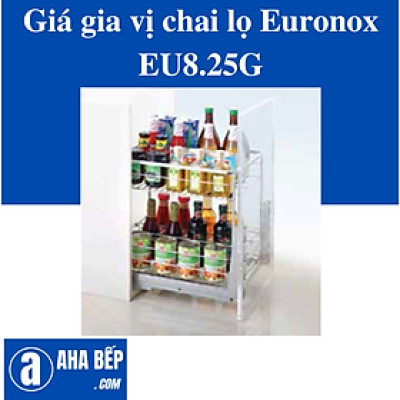 GIÁ GIA VỊ CHAI LỌ NAN VUÔNG - 3 TẦNG EU8.25G. Hàng Chính Hãng 