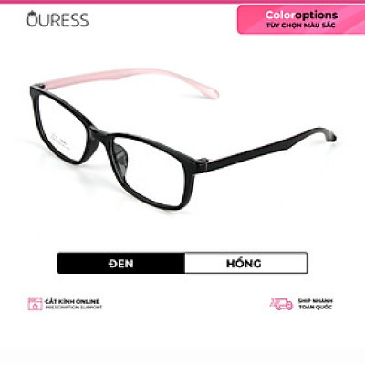 Gọng kính nhựa dẻo thời trang nam nữ siêu nhẹ siêu bền Ouress 2036