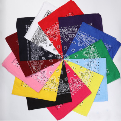 Bộ sưu tập khăn vuông cotton bandana turban XO Vintage BDN01 54x54cm - BDN01.9 Xanh lá đậm