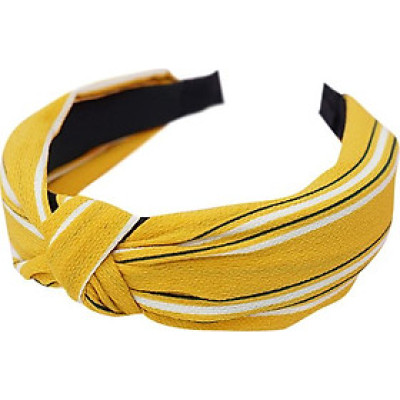 Băng Đô Kẻ Sọc Màu - Vàng (Freesize)